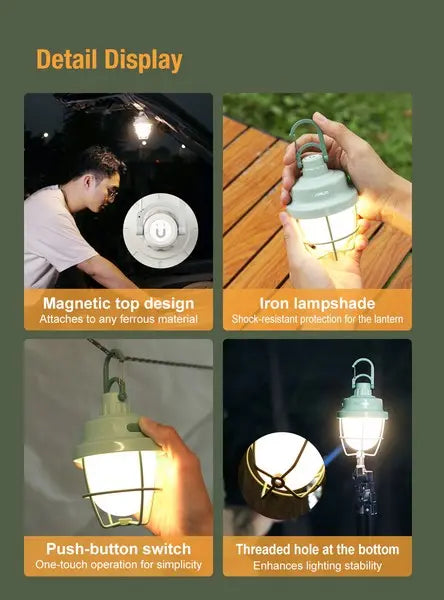 Lanterne de camping compacte - Klarus CL3 Blanche – 280 Lumens – Rechargeable  NYCTALOPE  