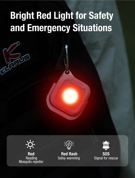 Lanterne de camping Klarus CL5 - 650 Lumens - Compacte légère, Rechargeable  NYCTALOPE  