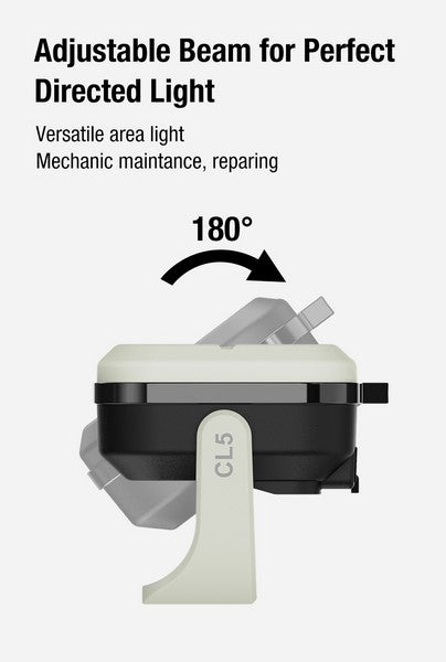 Lanterne de camping Klarus CL5 - 650 Lumens - Compacte légère, Rechargeable  NYCTALOPE  