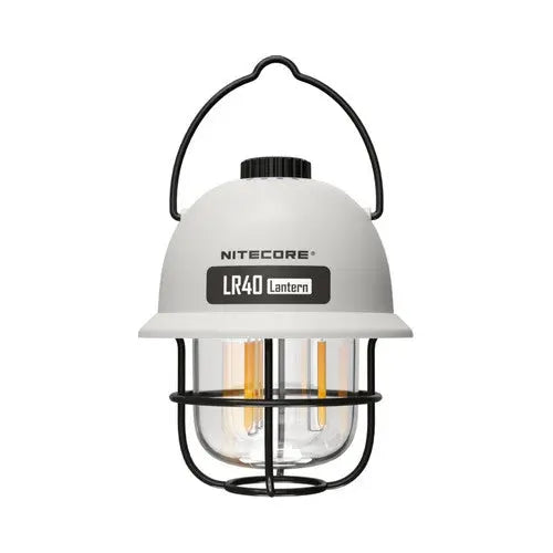 Lanterne rétro multifonction Nitecore LR40 Blanche – 100 Lumens – Rechargeable USB-C  NYCTALOPE  