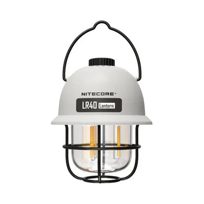 Lanterne rétro multifonction Nitecore LR40 Blanche – 100 Lumens – Rechargeable USB-C  NYCTALOPE  