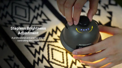 Lanterne rétro multifonction Nitecore LR40 Kaki – 100 Lumens – Rechargeable USB-C  NYCTALOPE  