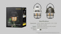 Lanterne rétro multifonction Nitecore LR40 Kaki – 100 Lumens – Rechargeable USB-C  NYCTALOPE  