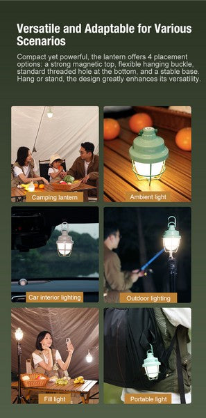 Lanterne de camping compacte - Klarus CL3 Blanche – 280 Lumens – Rechargeable