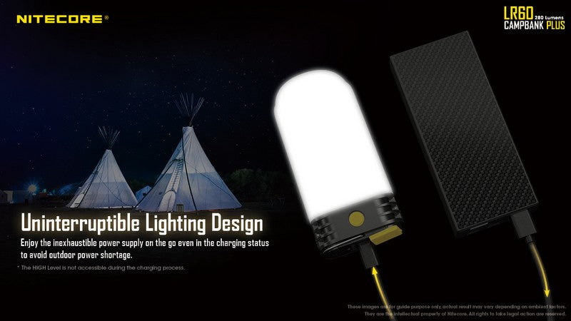 Lanterne Nitecore LR60 – 280 Lumens Nitecore