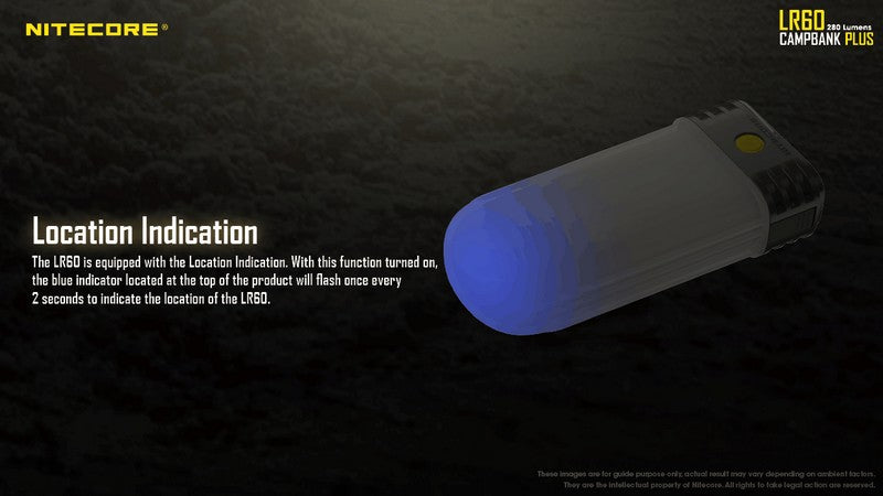 Lanterne Nitecore LR60 – 280 Lumens Nitecore