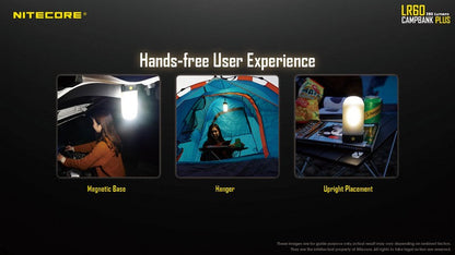 Lanterne Nitecore LR60 – 280 Lumens  NYCTALOPE  