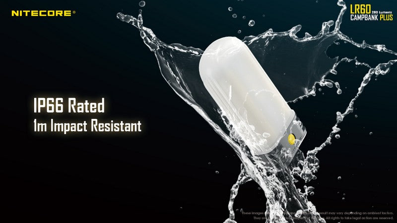 Lanterne Nitecore LR60 – 280 Lumens  NYCTALOPE  