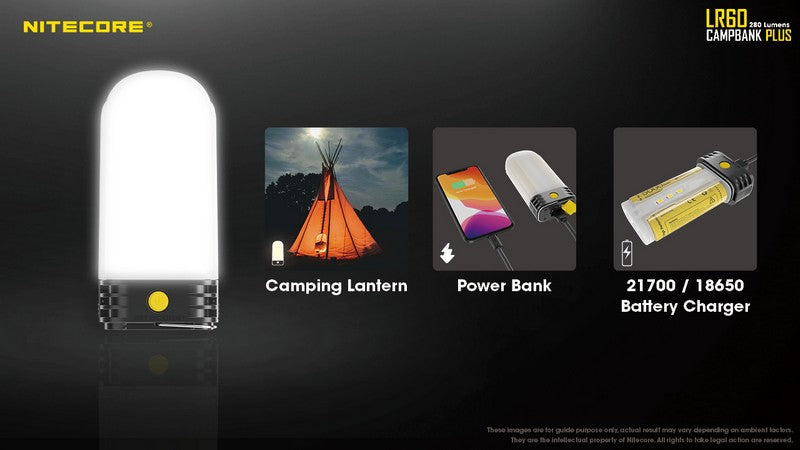 Lanterne Nitecore LR60 – 280 Lumens Nitecore