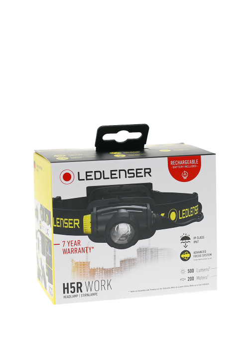 Lampe Frontale LEDLENSER H5R Work – 500 Lumens – Rechargeable