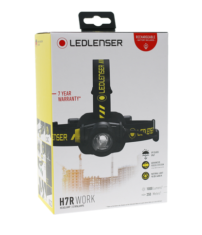 Lampe Frontale Ledlenser H7R Work – 1000 Lumens – Rechargeable  NYCTALOPE  