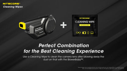 Lingette Nettoyante Nitecore NC-CK008 – Sans alcool et toutes surfaces – 60 pièces  NYCTALOPE  