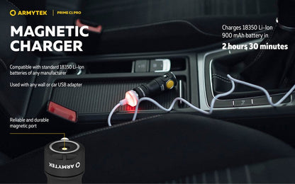 Lampe Torche Armytek Prime C1 PRO V4 Magnet USB – 1000/930 Lumens  NYCTALOPE  