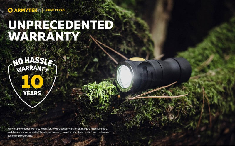 Lampe Torche Armytek Prime C1 PRO V4 Magnet USB – 1000/930 Lumens  NYCTALOPE  