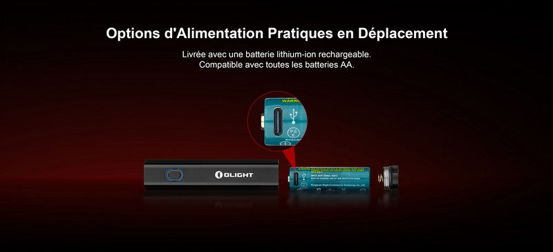 Lampe Torche Olight Diffuse - 700 Lumens  NYCTALOPE  