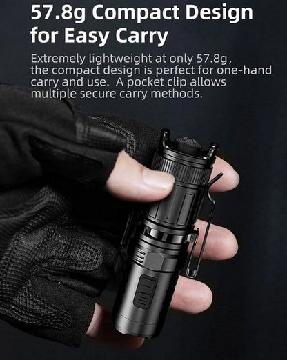 Lampe Torche Klarus XT1C PRO - 1000Lumens pour casque tactique  NYCTALOPE  