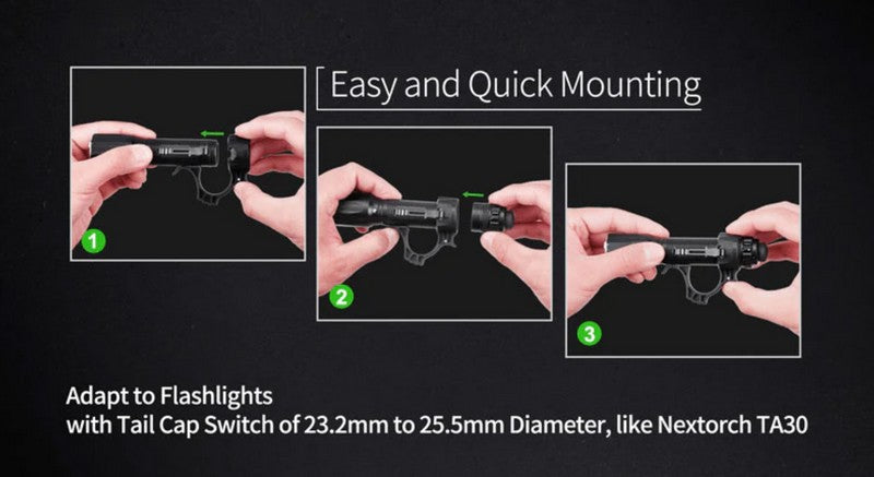 Nextorch FR1 anneau pour lampe torche tactique  NYCTALOPE  