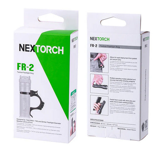 Nextorch FR-2 clip de ceinture avec anneau pour lampe torche tactique  NYCTALOPE  