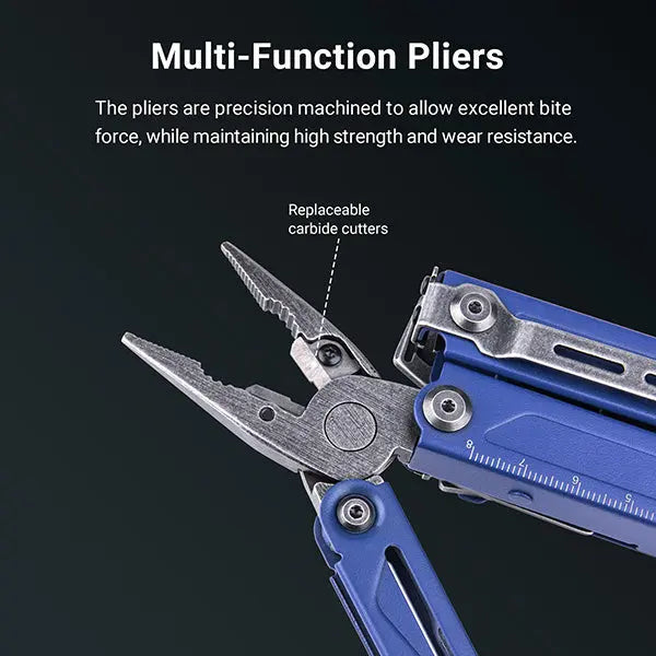 Nextorch Multi Tools Pioneer MT20 - Pince Outils Multifonctions - Bleu  NYCTALOPE  