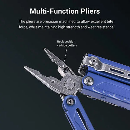 Nextorch Multi Tools Pioneer MT20 - Pince Outils Multifonctions - Bleu  NYCTALOPE  