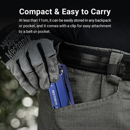 Nextorch Multi Tools Pioneer MT20 - Pince Outils Multifonctions - Bleu  NYCTALOPE  