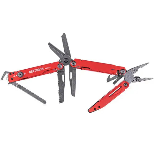 Nextorch Multi Tools Pioneer MT20 - Pince Outils Multifonctions - Rouge - NYCTALOPE