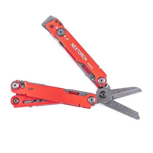 Nextorch Multi Tools Pioneer MT20 - Pince Outils Multifonctions - Rouge - NYCTALOPE