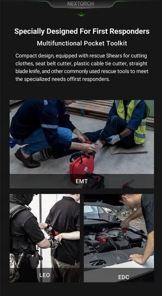 Nextorch Multi Tools Pioneer MT20 - Pince Outils Multifonctions - Rouge - NYCTALOPE