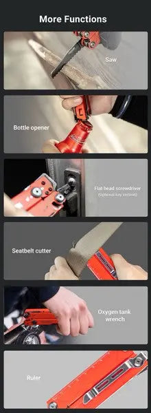 Nextorch Multi Tools Pioneer MT20 - Pince Outils Multifonctions - Rouge - NYCTALOPE