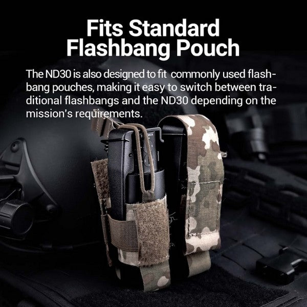 Nextorch ND30 dispositif de distraction tactique rechargeable 11 000 Lumens 130 dB  NYCTALOPE  