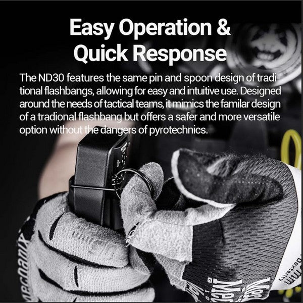 Nextorch ND30 dispositif de distraction tactique rechargeable 11 000 Lumens 130 dB  NYCTALOPE  