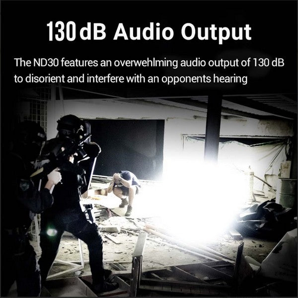 Nextorch ND30 dispositif de distraction tactique rechargeable 11 000 Lumens 130 dB  NYCTALOPE  