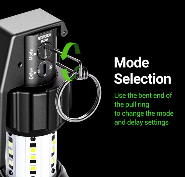 Nextorch ND30B - dispositif de distraction tactique civil rechargeable - 11000Lumens 130 dB - NYCTALOPE