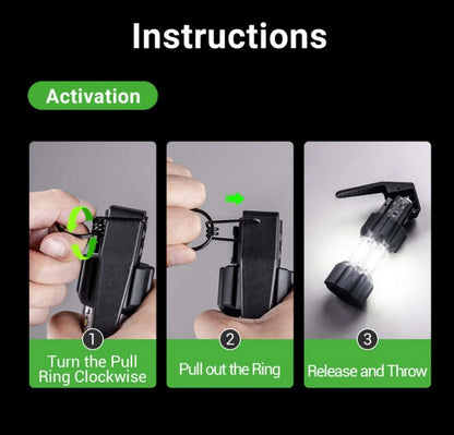 Nextorch ND30B - dispositif de distraction tactique civil rechargeable - 11000Lumens 130 dB - NYCTALOPE