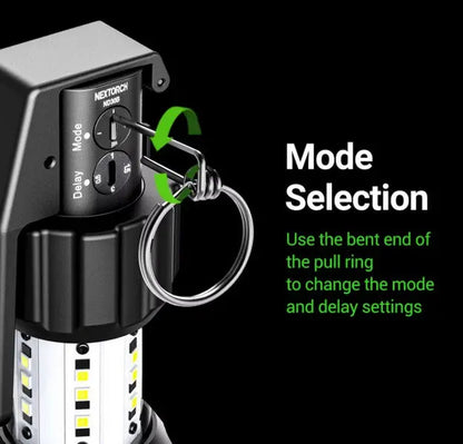 Nextorch ND30B - dispositif de distraction tactique civil rechargeable - 11000Lumens 130 dB - NYCTALOPE