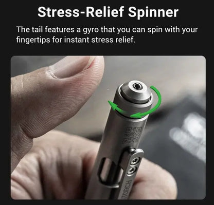 Nextorch NP11 Ti - Stylo tactique de sécurité avec brise vitre - Titane - NYCTALOPE