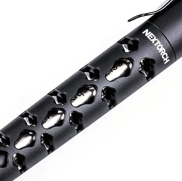 Nextorch NP20 - Stylo tactique de sécurité avec brise vitre - Noir  NYCTALOPE  
