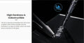 Nextorch NP20 - Stylo tactique de sécurité avec brise vitre - Noir  NYCTALOPE  