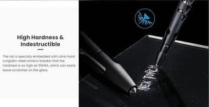 Nextorch NP20 - Stylo tactique de sécurité avec brise vitre - Noir  NYCTALOPE  