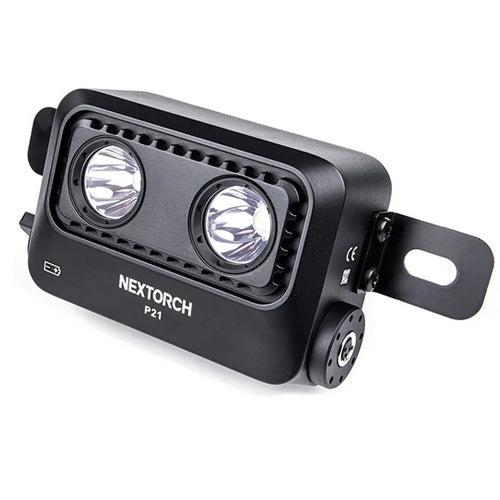 Lampe Tactique Nextorch P21 - 3000 Lumens - phare focalisable pour bouclier balistique  NYCTALOPE  