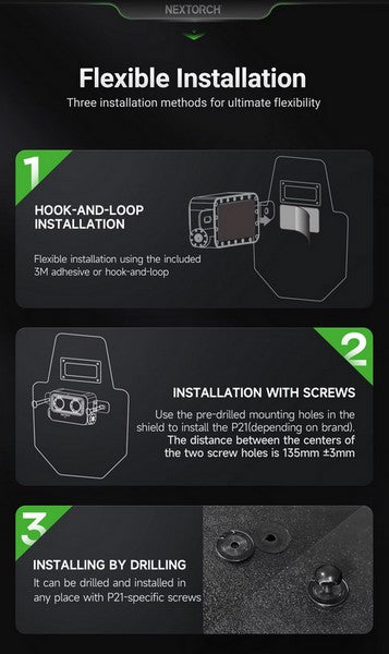 Lampe Tactique Nextorch P21 - 3000 Lumens - phare focalisable pour bouclier balistique  NYCTALOPE  