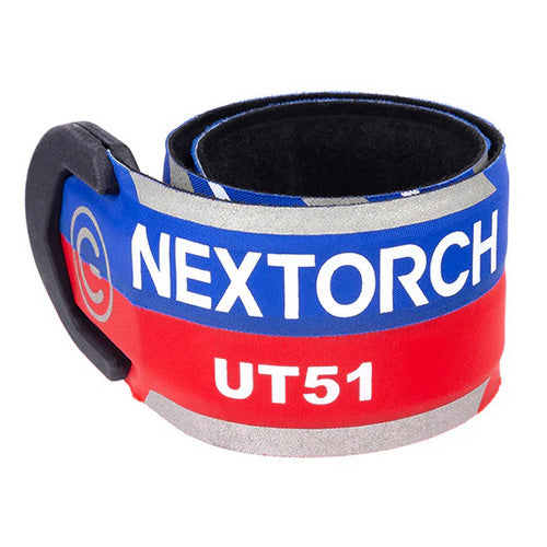 Nextorch UT51 - Bracelet d'avertissement clignotant rouge-bleu - rechargeable USB-C