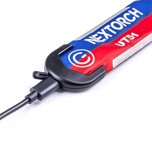 Nextorch UT51 - Bracelet d'avertissement clignotant rouge-bleu - rechargeable USB-C  NYCTALOPE  