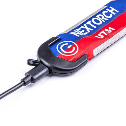 Nextorch UT51 - Bracelet d'avertissement clignotant rouge-bleu - rechargeable USB-C  NYCTALOPE  