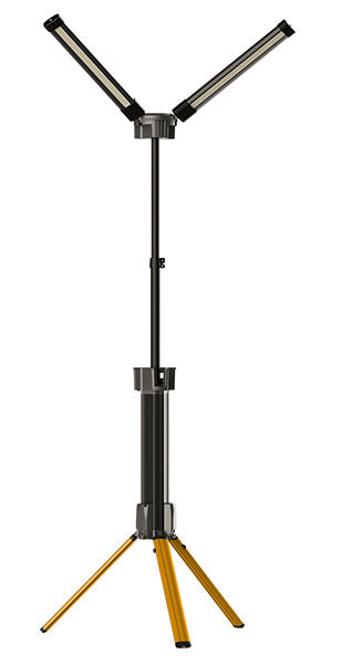 Lampe de travail Nightsearcher Tower Pro 10K 10000 Lumens - Hybride batterie/secteur - Trépied extensible