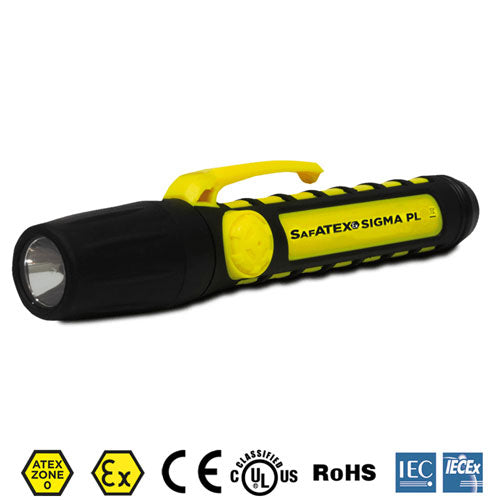Lampe stylo Nightsearcher SIGMA PL 67 Lumens - ATEX Zone 0 - Utilise 2 x AAA (alcalines) NightSearcher