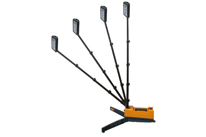 Projecteur de chantier Nightsearcher Solaris Pro X rechargeable - 16 000 Lumens - 36,4 Ah - Autonomie de 48 heures - NYCTALOPE