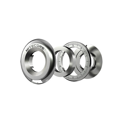 Anneau de Mesure Nitecore HALO 10 - Conception Titane - Précision 10cm - Mesure Surfaces Irrégulières - Ultra Compact - NYCTALOPE