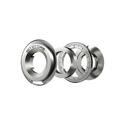 Anneau de Mesure Nitecore HALO 10 - Conception Titane - Précision 10cm - Mesure Surfaces Irrégulières - Ultra Compact - NYCTALOPE