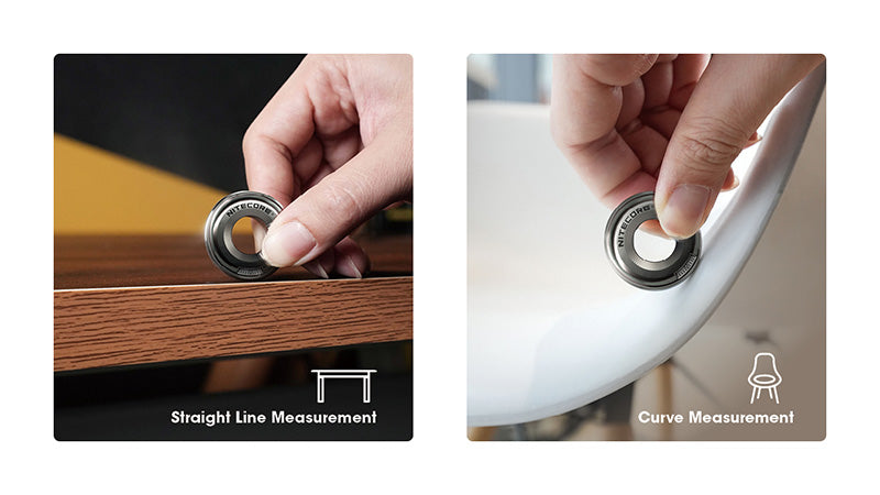 Anneau de Mesure Nitecore HALO 10 - Conception Titane - Précision 10cm - Mesure Surfaces Irrégulières - Ultra Compact - NYCTALOPE